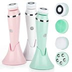 4-in-1 Electric Rotating Facial Cleansing Brush and Massager