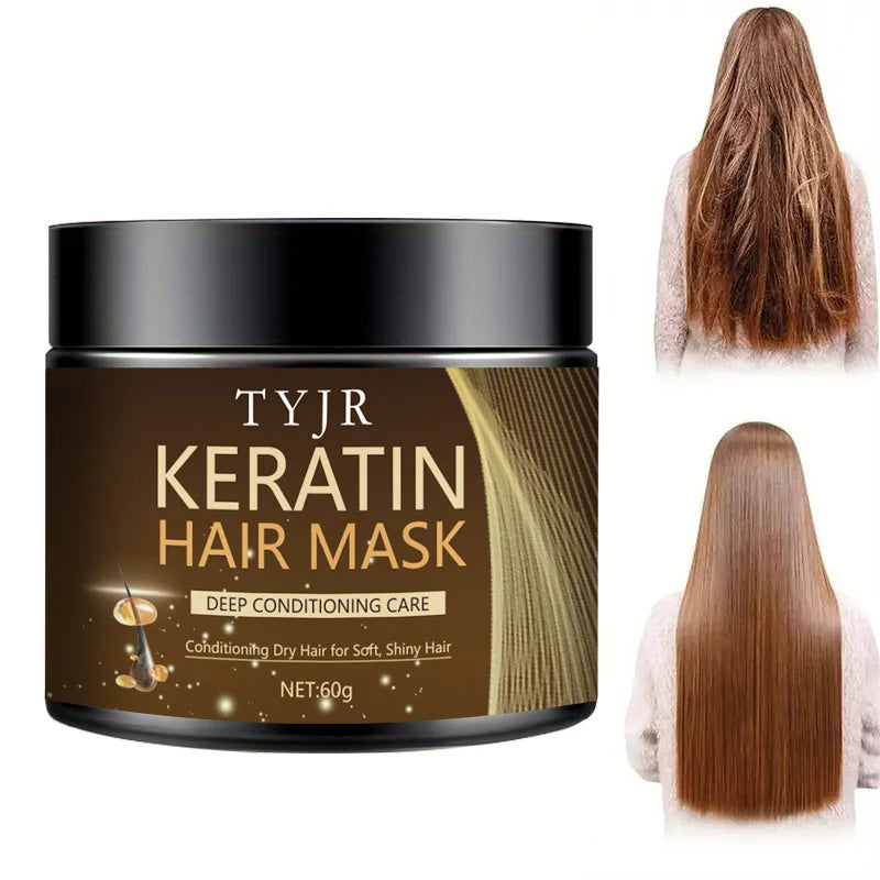 Keratin Hair Mask Deep Conditioning Repair Cream for Dry Frizzy Hair