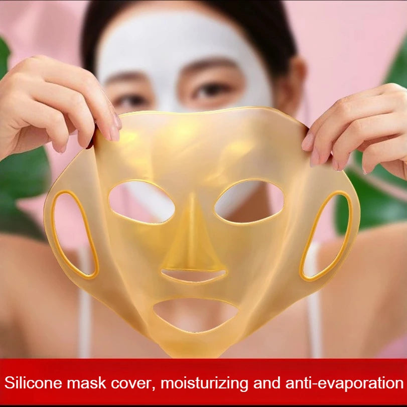 Reusable Silicone Face Mask Cover Moisturizing Sheet Mask Shield