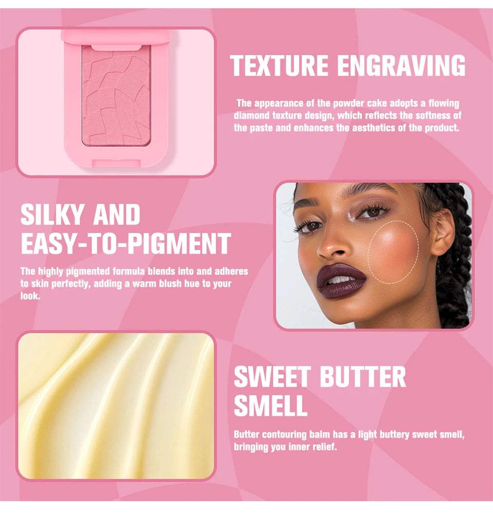 Waterproof Butter Bronzer for Face Contouring