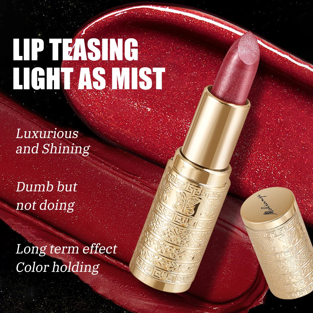 Molianji Shining Lipstick Long Lasting Moisturizing Lip Makeup
