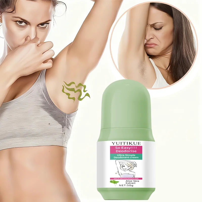 YUITIKUE Natural Deodorant Cream 50ml Sweat Control and Underarm Care