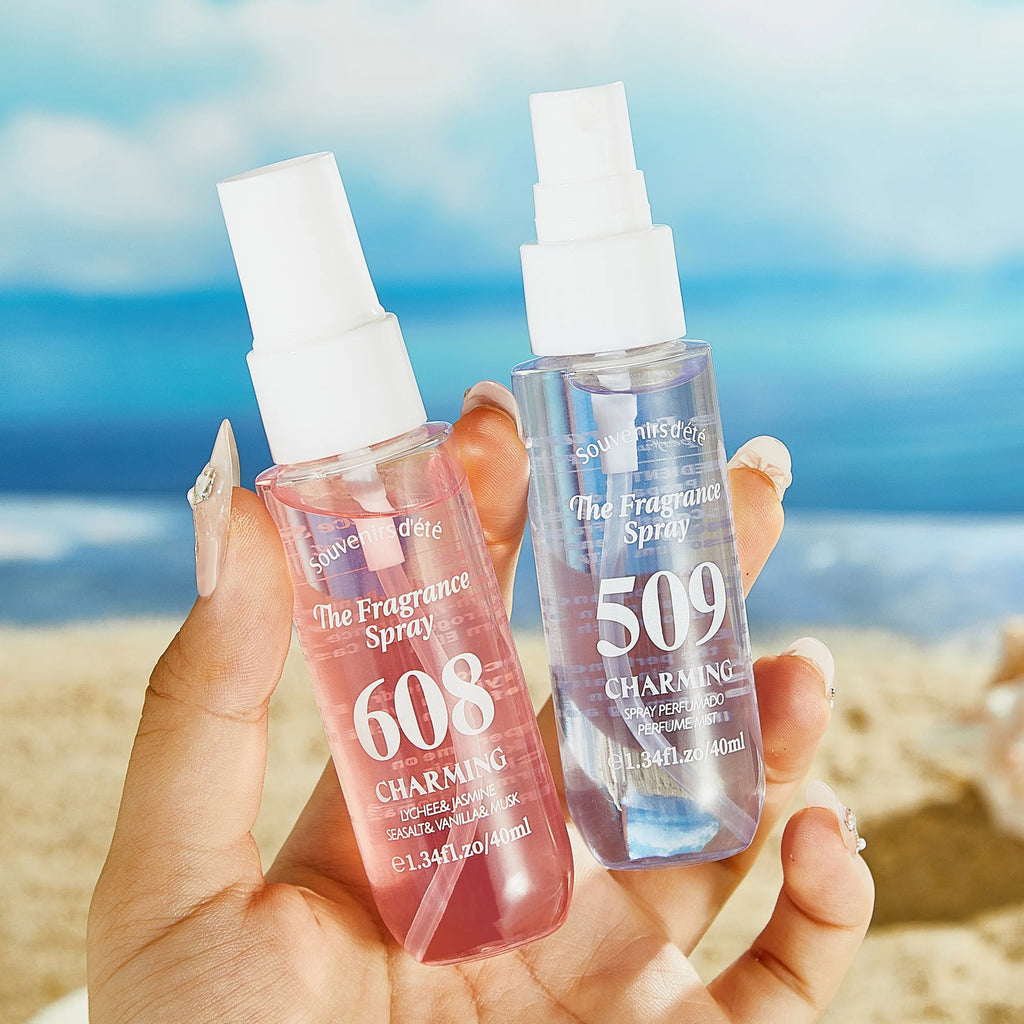 4 Piece Floral Fragrance Mist Set Long Lasting Scent Spray for Her