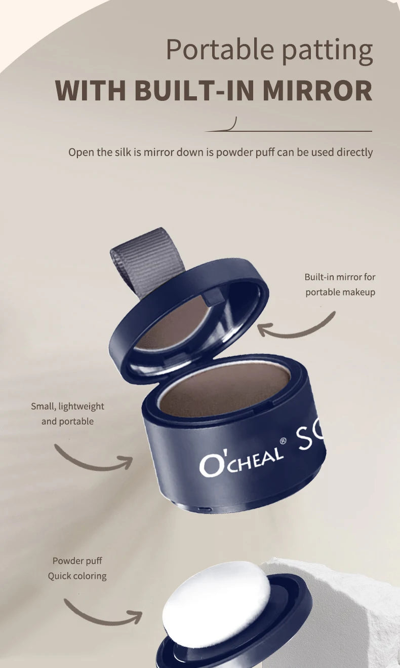 Ocheal Hairline Powder Waterproof Root Cover Up and Brow Stamp - 13