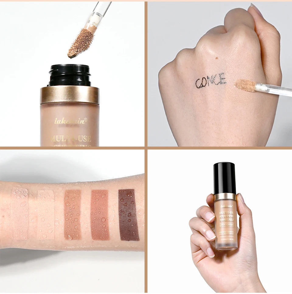 Multi-Use Waterproof Liquid Concealer for Face and Contouring