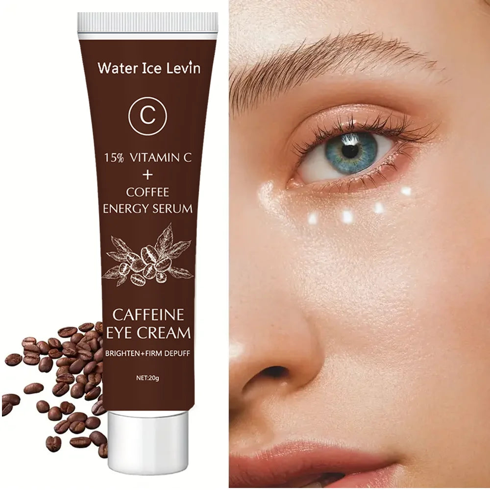 Caffeine Eye Cream 15% Vitamin C Dark Circle Remover and Firming Serum