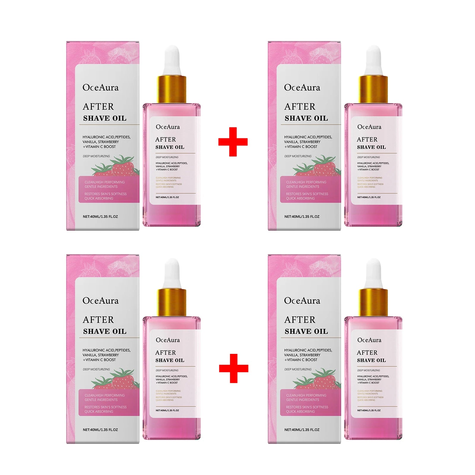 Strawberry Soothing After Shave Oil for Skin Irritation and Redness - 13
