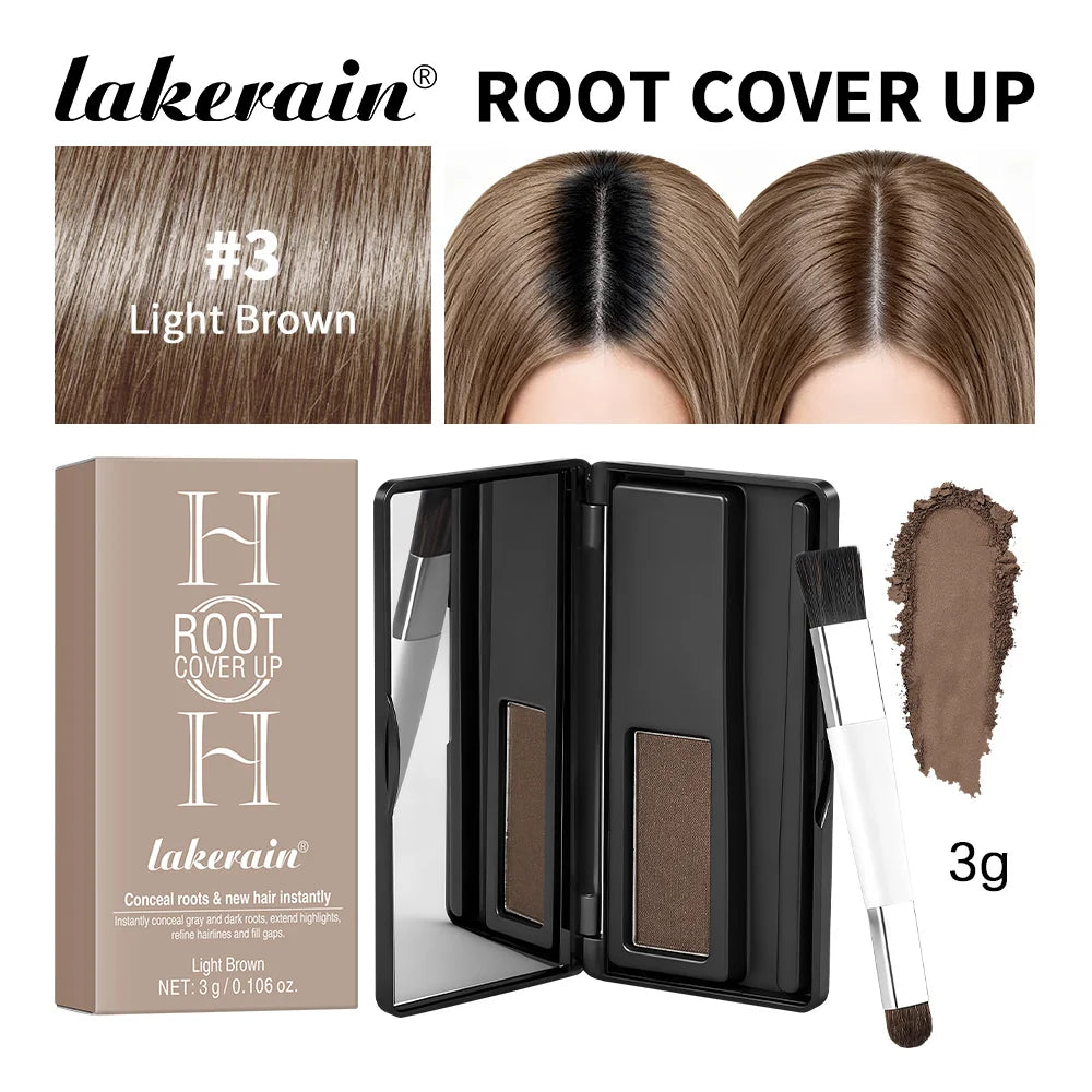 Instant Root Concealer Powder Palette for Gray Hair Coverage