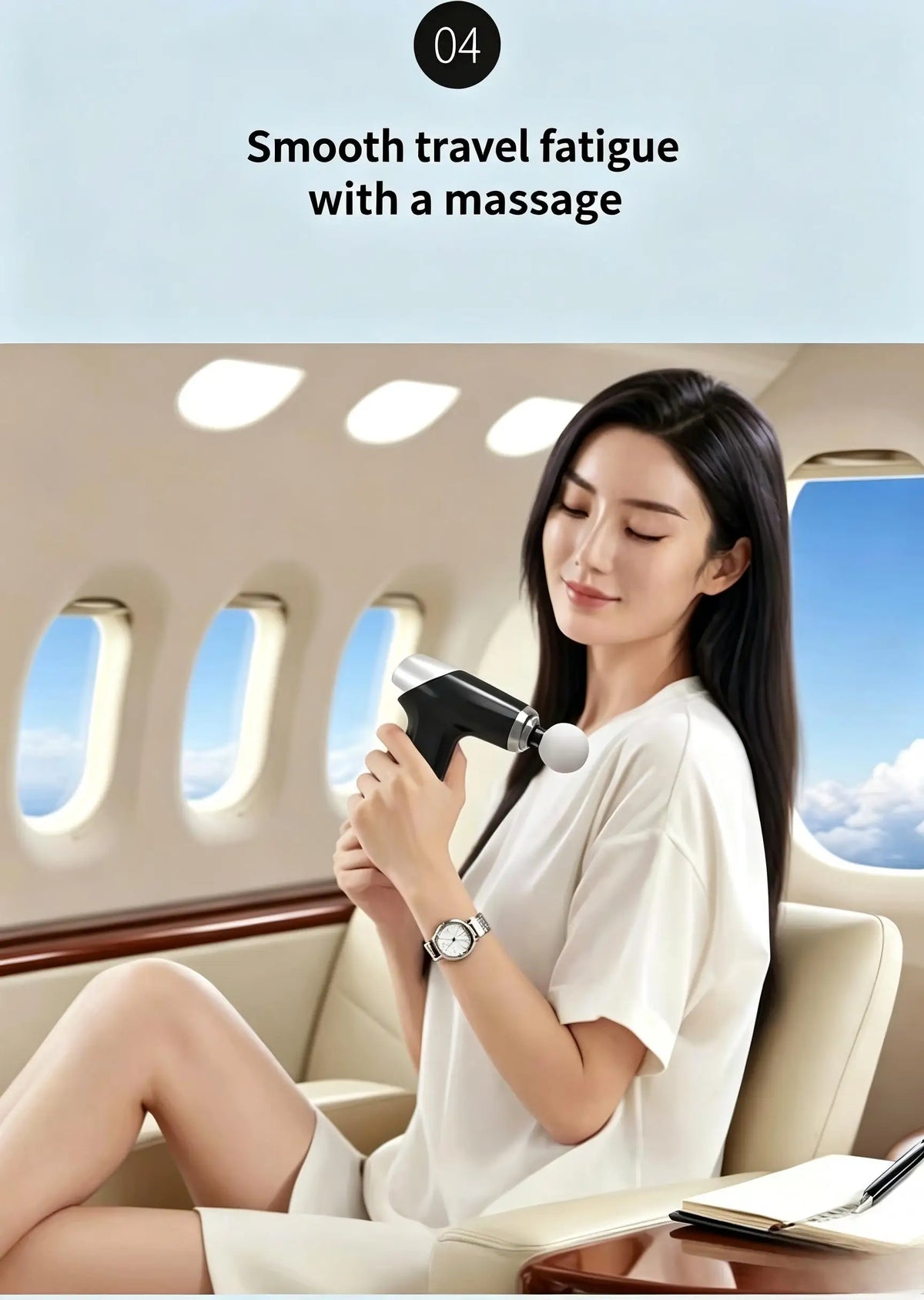 Portable Deep Tissue Percussion Massage Gun for Muscle Recovery