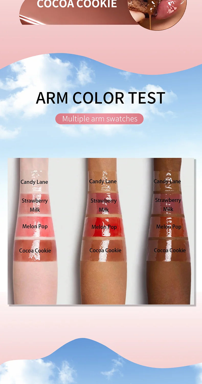 OCheal Crystal Gloss Moisturizing Lip Balm Hydrating Tinted Lip Care