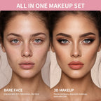 Complete Professional Makeup Kit with Brushes