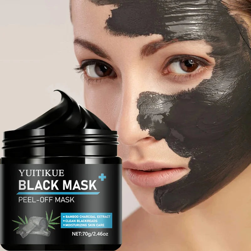 YUITIKUE Bamboo Charcoal Peel Off Mask Blackhead Remover Face Treatment