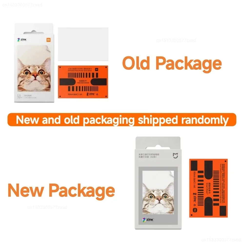 Mijia ZINK Pocket Printer Paper Self-Adhesive Photo Printing Sheets