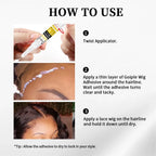 Waterproof Lace Wig Adhesive Glue for Hair Replacement Systems 3 Piece