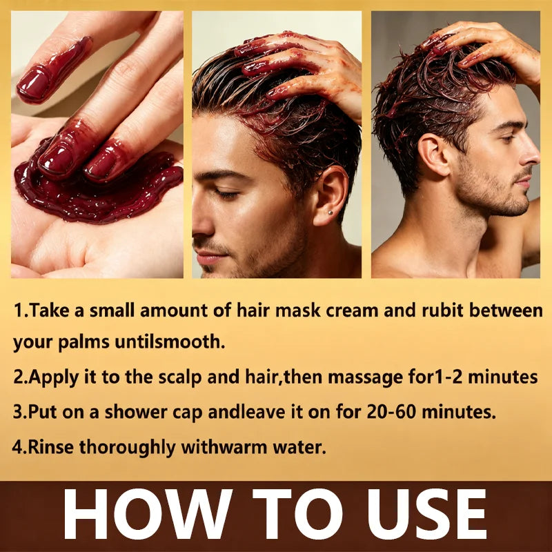 YUITIKUE Retro Men Hair Pomade Strong Hold Styling Wax