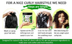 Goiple Black Castor Oil Curl Defining Cream and Hair Strengthening Kit