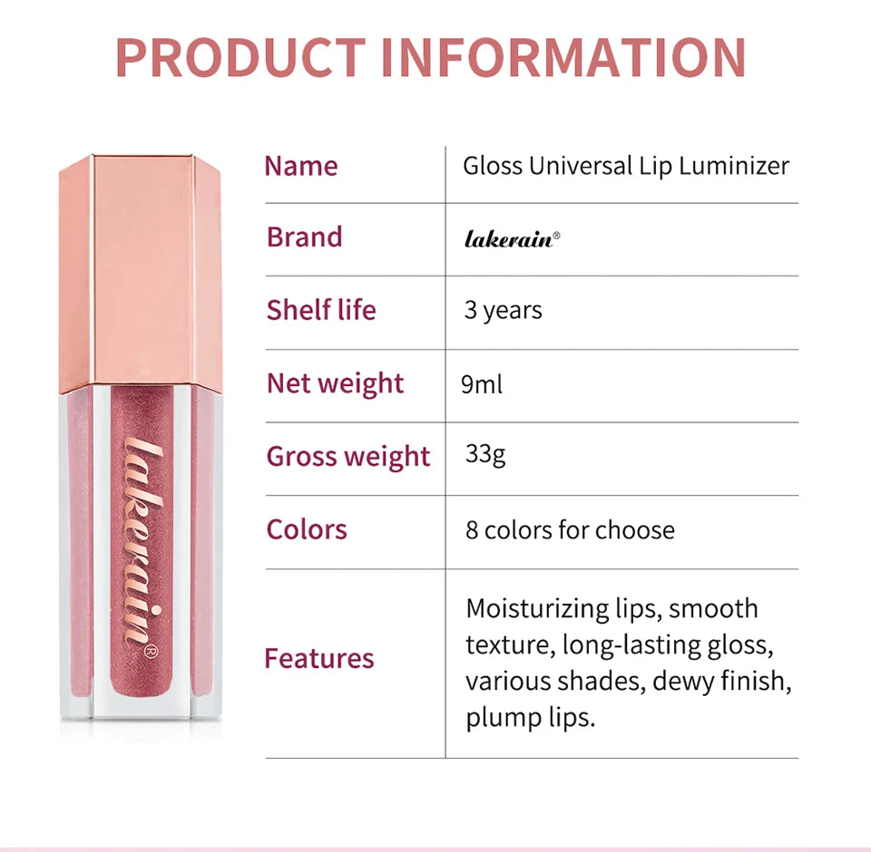 Shimmering Moisturizing Lip Gloss for Plump and Hydrated Lips - 16
