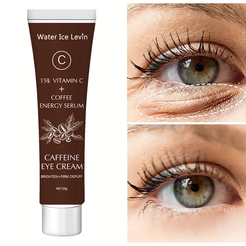 Caffeine Eye Cream 15% Vitamin C Dark Circle Remover and Firming Serum - 1