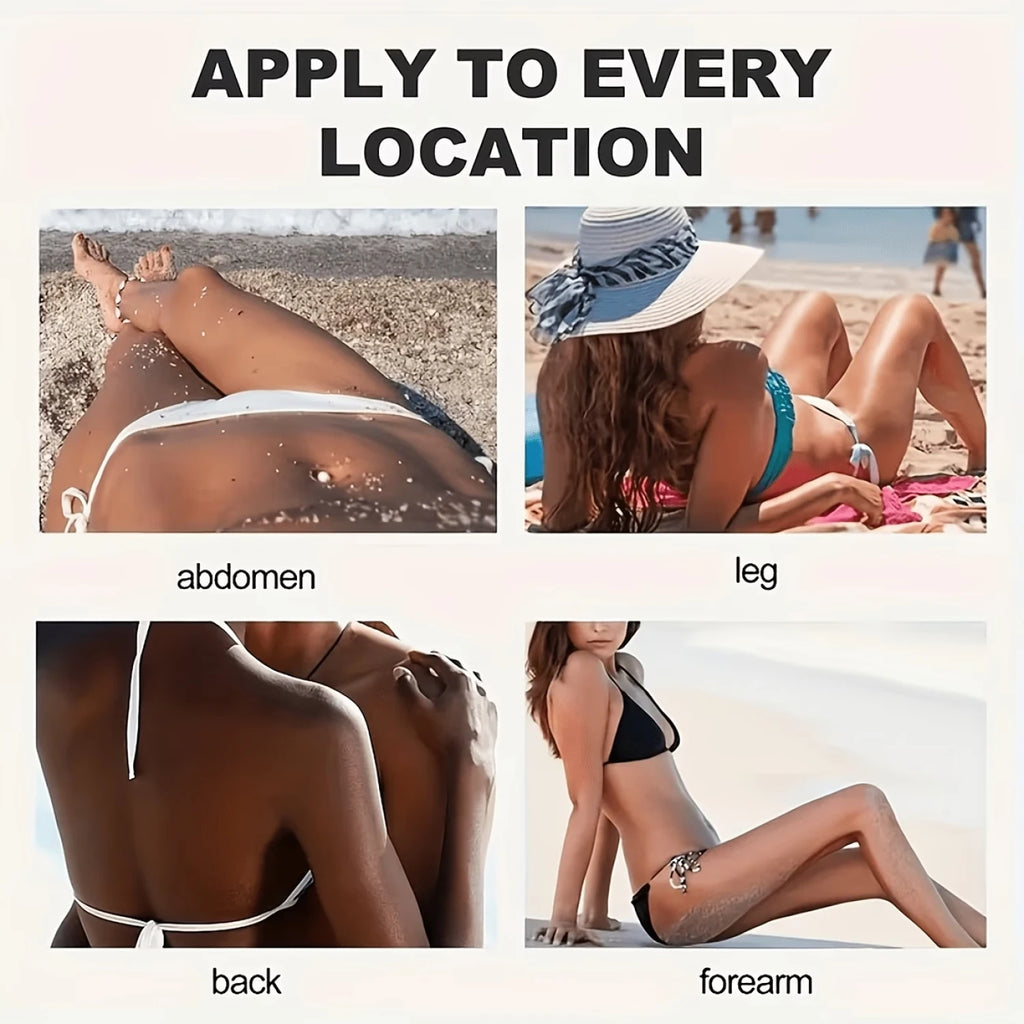 Collagen Coconut Self Tanning Cream Dark Bronzer Moisturizing Lotion