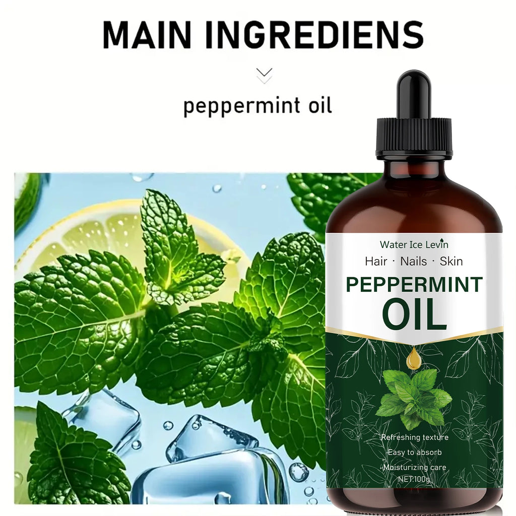 Peppermint Essential Oil Natural Moisturizing Body and Hair Care 100g
