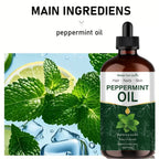Peppermint Essential Oil Natural Moisturizing Body and Hair Care 100g