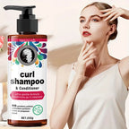 250g Curly Hair Shampoo and Conditioner Rose Scented