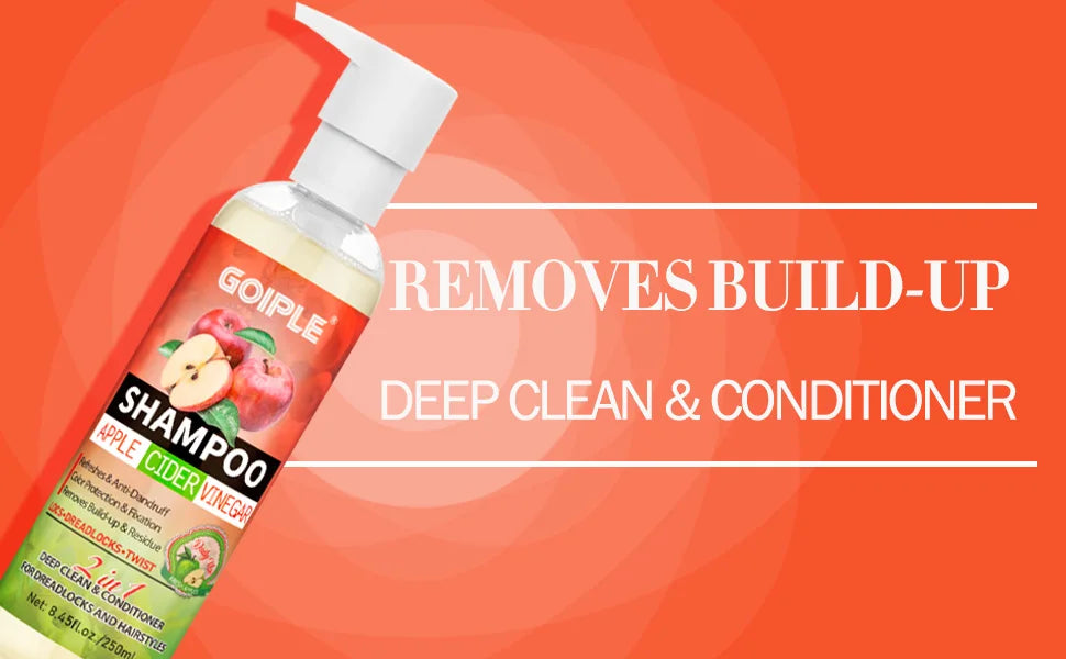 Goiple Apple Cider Vinegar Shampoo and Scalp Detox Treatment Set - 8