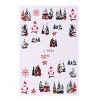 3D Christmas Cartoon Nail Art Stickers