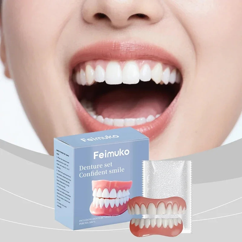 Temporary Silicone Denture Set for Missing or Broken Teeth - 4