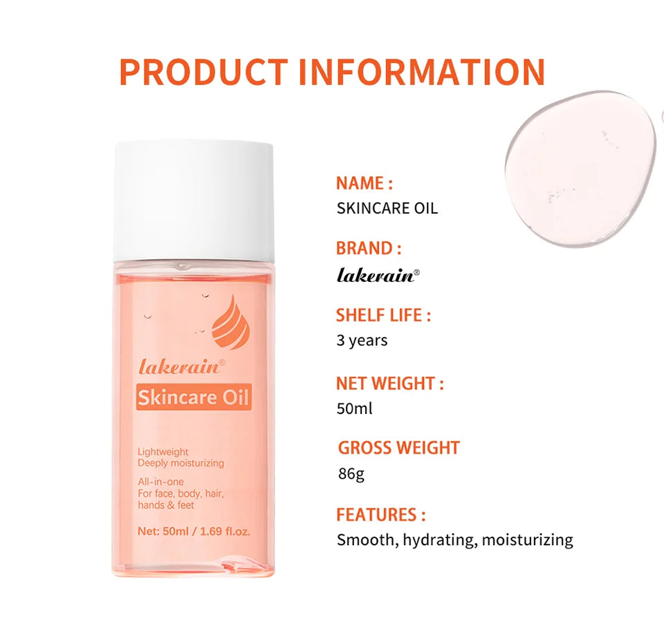 Multipurpose Hydrating Skincare Oil for Face, Body, and Hair