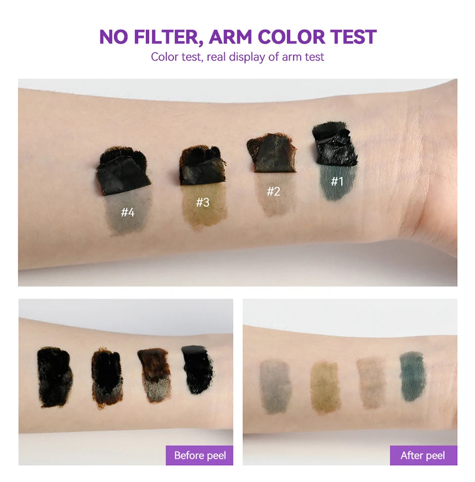 Long-Lasting Waterproof Peel-Off Eyebrow Tint Gel
