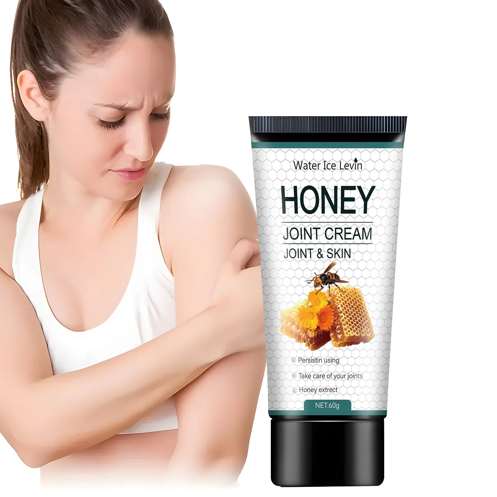 Bee Venom Joint Cream Soothing Moisturizing Body Care Lotion 60g - 2