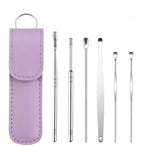 Stainless Steel Ear Wax Removal Tool Kit with Travel Case
