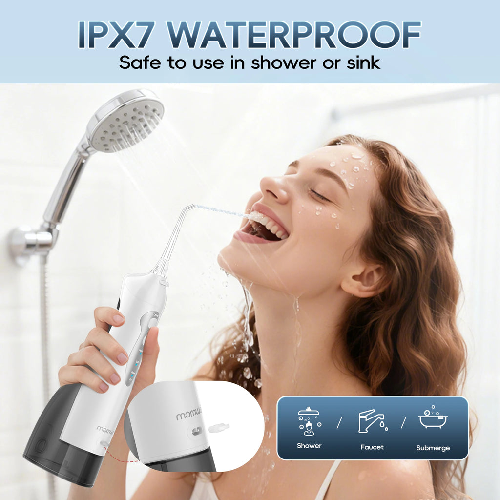 Portable Oral Irrigator and Electric Scalp Massager Kit