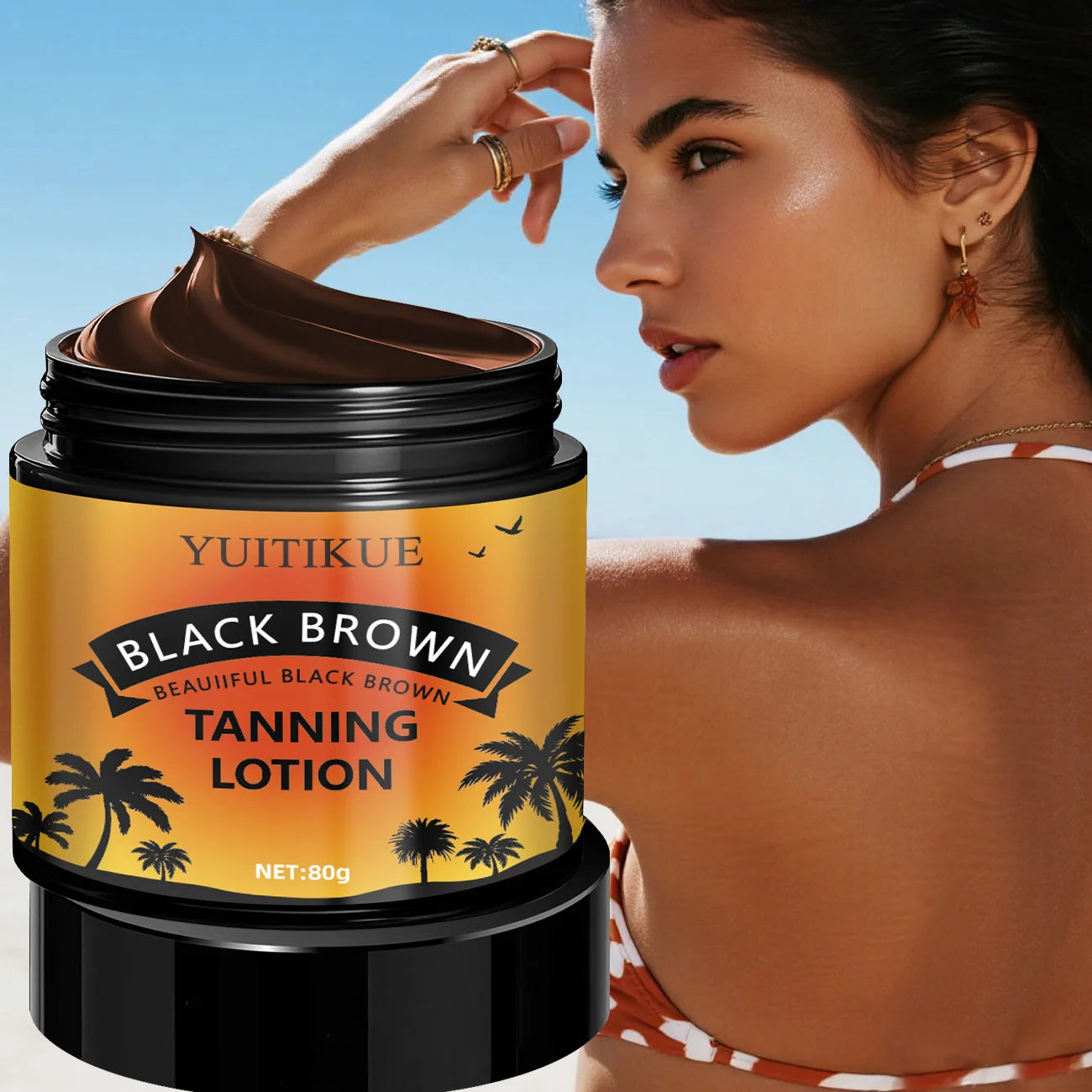 YUITIKUE Sunless Tanning Lotion - Fast Bronzing Moisturizer 80g - 3