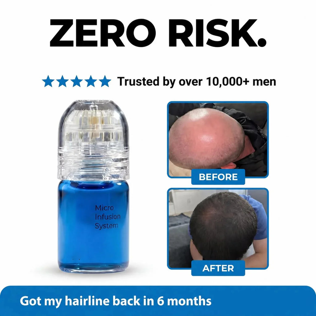 Microneedle Hair Regrowth and Scalp Nourishing Serum Kit