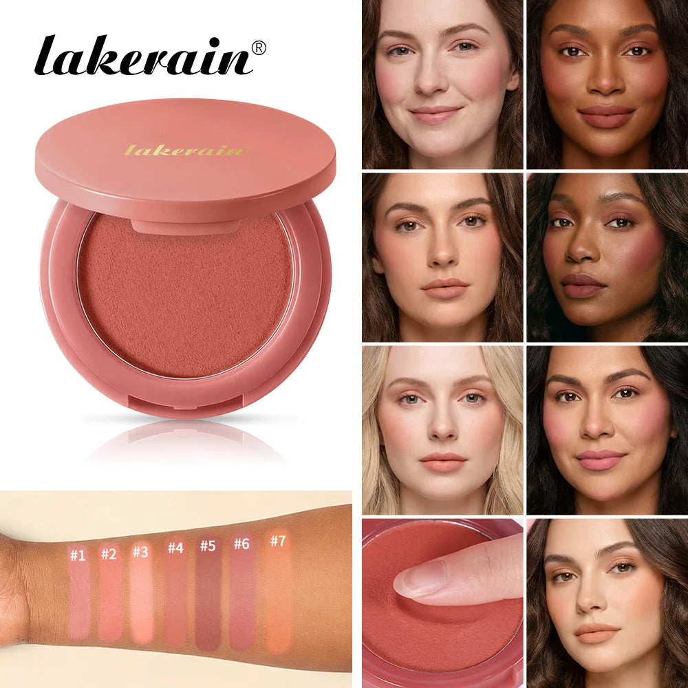 Matte Cream to Powder Bouncy Blush for Natural Flush