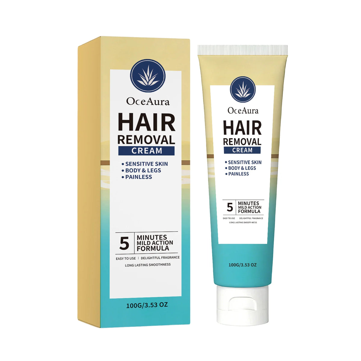 Painless Hair Removal Cream for Sensitive Skin