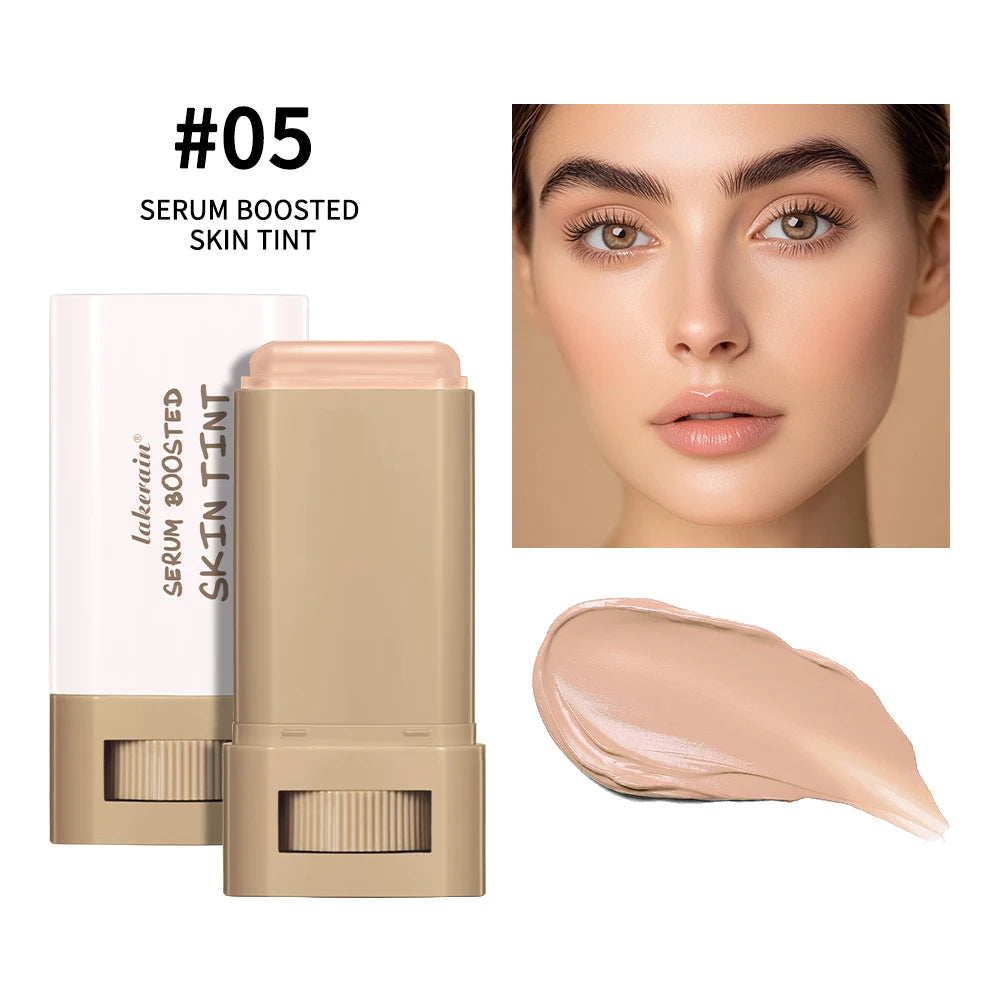 Serum Boosted Skin Tint Foundation Stick for Radiant Glow