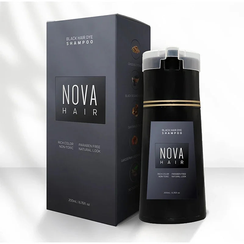 3 in 1 Hair Dyeing Care Shampoo for Men and Women 100 200ml