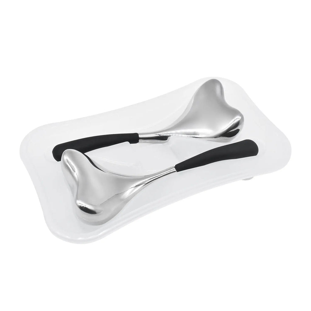 Stainless Steel Cooling Facial Ice Globes and Gua Sha Tool