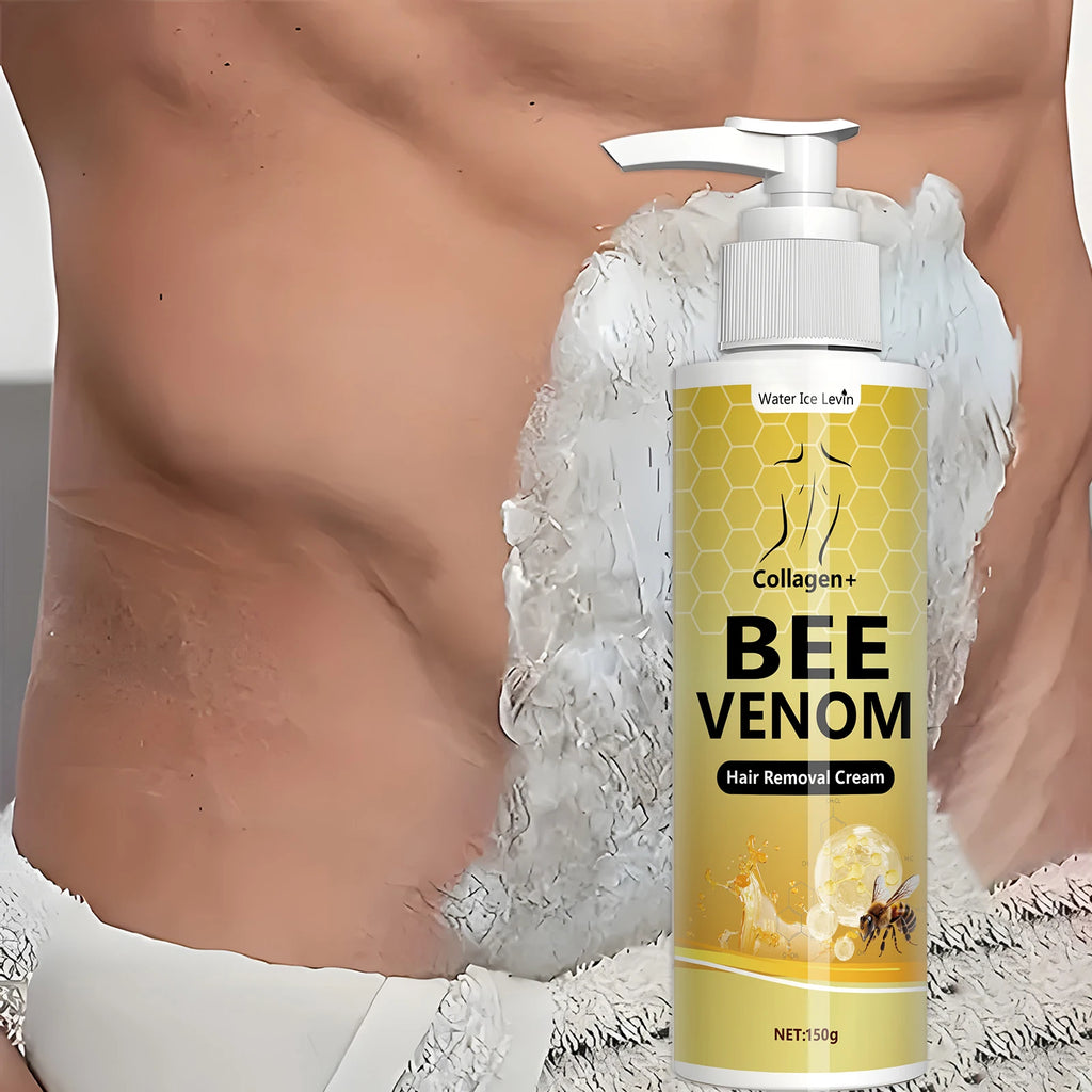 Bee Venom Hair Removal Cream Gentle Body and Underarm Depilatory Lotion