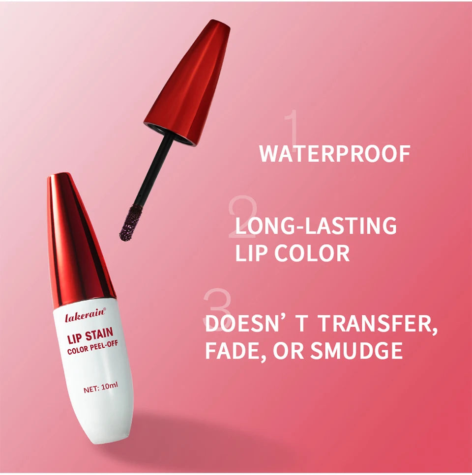 Waterproof Peel-Off Lip Stain Tattoo Tint - 9