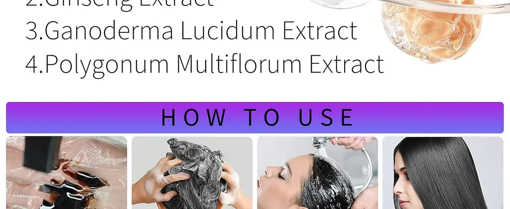 400ml 3 in 1 Hair Color Dye Shampoo for Gray Coverage