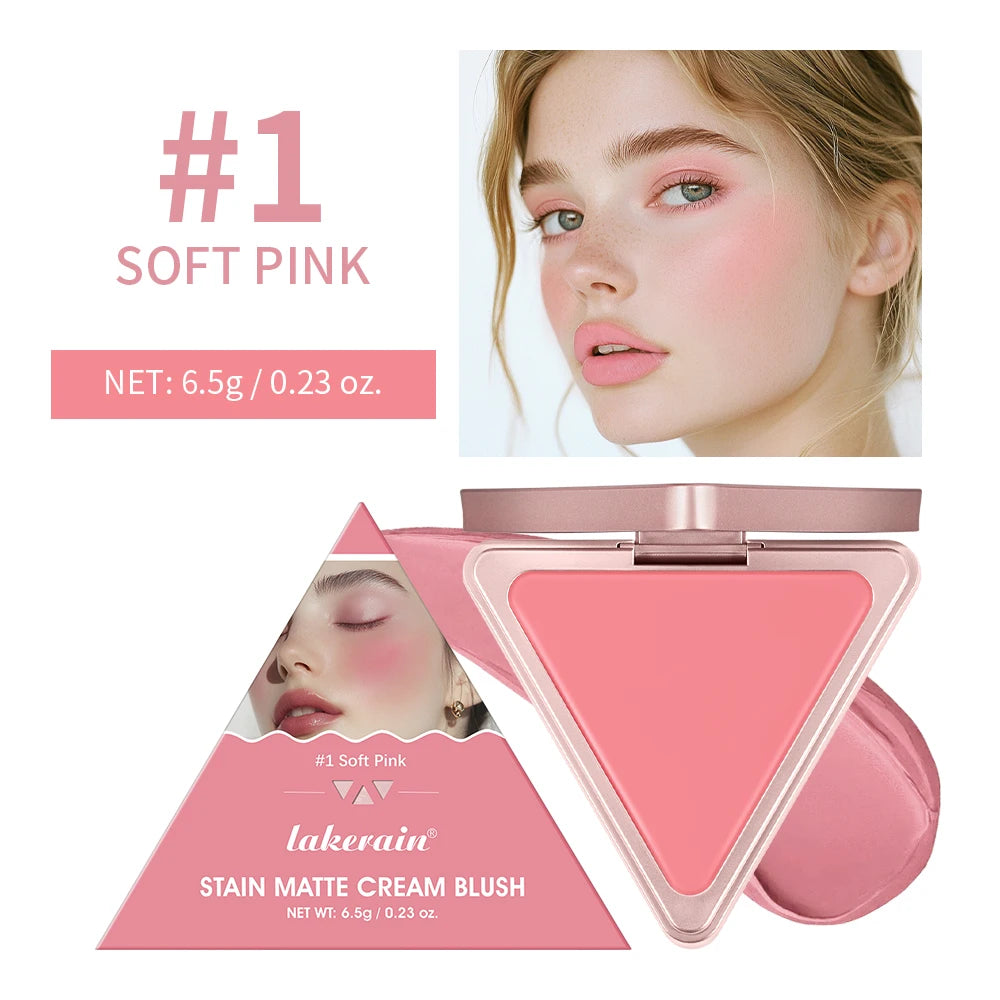Long-Lasting Matte Satin Cream Blush for Natural Cheek Color - 22
