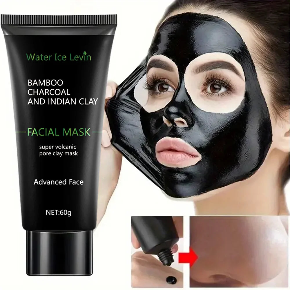 Bamboo Charcoal Black Peel Off Mask Pore Cleansing Face Treatment
