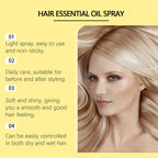 Hair Essential Oil Spray for Smooth Frizz Free Detangled Styling 80ml