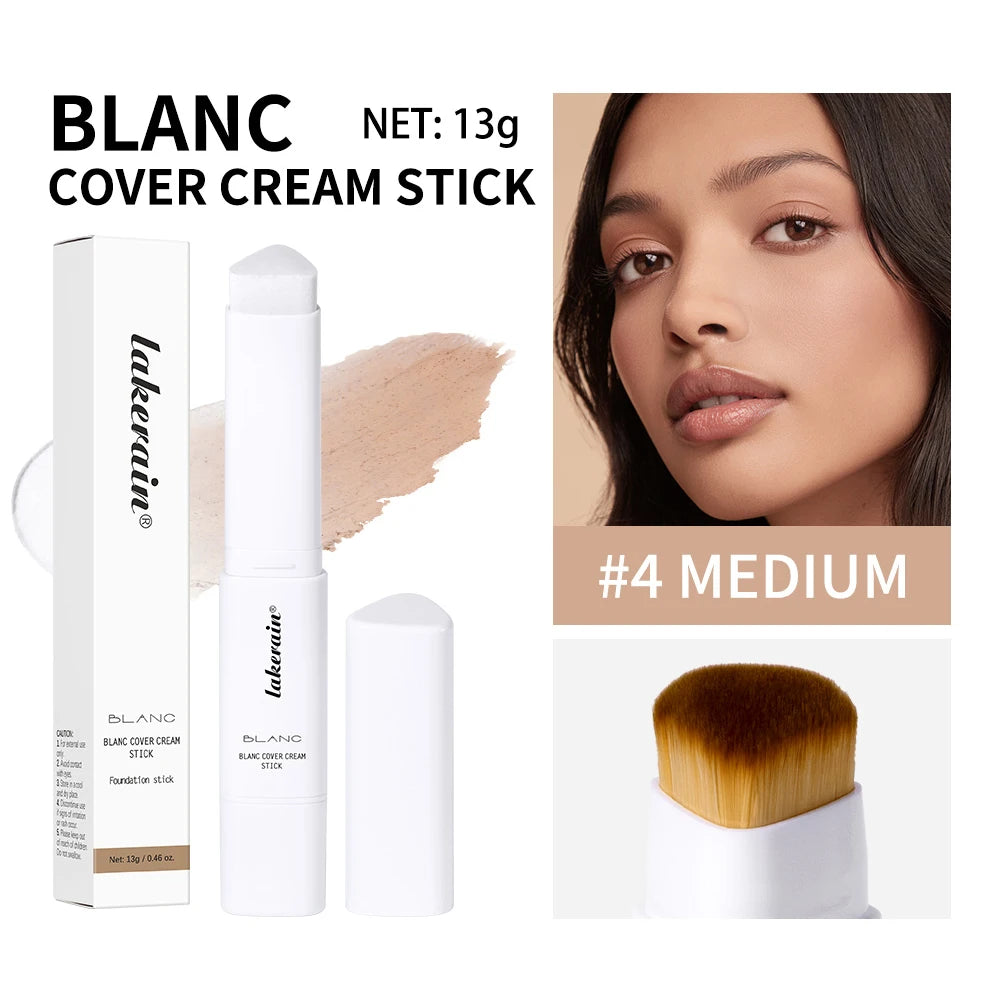 Color-Changing Foundation Stick with Built-in Brush