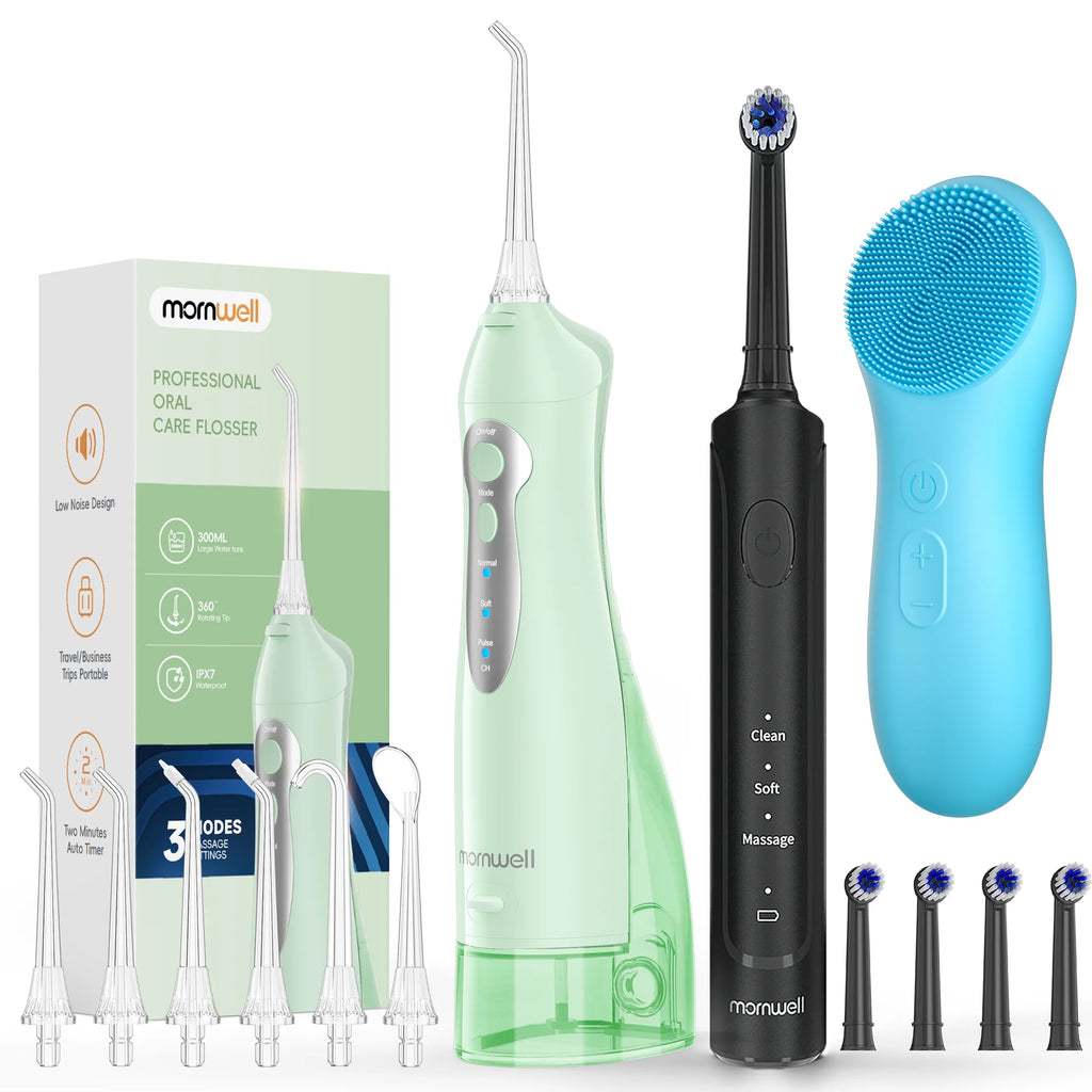 3-in-1 Professional Oral Care & Facial Cleansing Kit