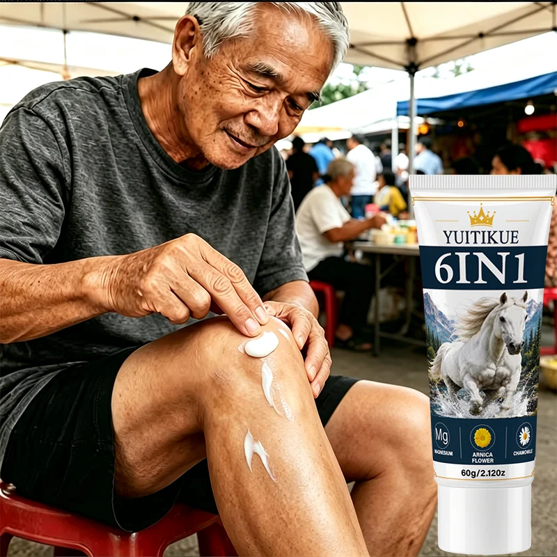 YUITIKUE 6 in 1 Muscle and Joint Relief Cream Hydrating Massage Lotion